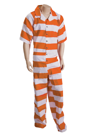 Inmate Jumpsuit Striped