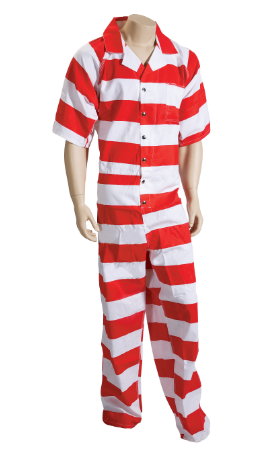 Inmate Jumpsuit - Striped – American Detention